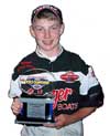TBF of Michigan Junior Member Cody Harris with his 2007 TBF Junior World Championship Trophy