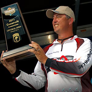 Adrian Smiley take the 2011 Bassmaster Central Open co-angler title on the Arkansas River in Muskogee Oklahoma Adrian Smiley take the 2011 Bassmaster Central Open co-angler title on the Arkansas River in Muskogee Oklahoma