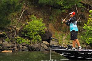 Elite angler Chris Lane grew up close to the Harris Chain, site of the upcoming 2011 Bassmaster Elite Series event Elite angler Chris Lane grew up close to the Harris Chain, site of the upcoming 2011 Bassmaster Elite Series event