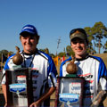 James Graves III won the 11 to 14 year olds division while Lance Freeman won the 15 to 18 division on Bayou DeSiard during the 2011 Bassmaster Junior World Championship.
