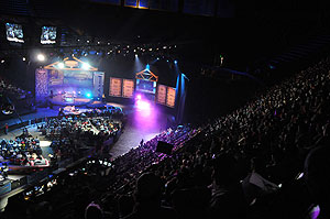 The 2010 Bassmaster Classic Arena scene The 2010 Bassmaster Classic Arena scene
