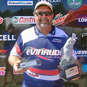 Boater Bill Chapman of Salt Rock, W. Va. won the July 23 BFL Northeast Division tournament at 1000 Islands to earn $4,205 Boater Bill Chapman of Salt Rock, W. Va. won the July 23 BFL Northeast Division tournament at 1000 Islands to earn $4,205