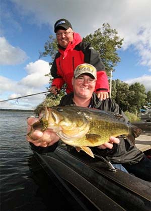 The father-and-son team of Bernie and Brad Ksionek sacked an impressive 18.72-pound, 5-fish limit to win top honors and $10,400 in cash at the September 8, 2012 Cabela's North American Bass Circuit's Leech Lake qualifier The father-and-son team of Bernie and Brad Ksionek sacked an impressive 18.72-pound, 5-fish limit to win top honors and $10,400 in cash at the September 8, 2012 Cabela's North American Bass Circuit's Leech Lake qualifier