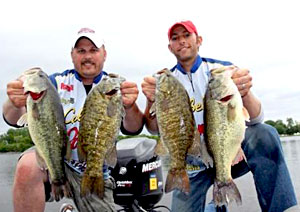 Brad Rubin and Chris Jones teamed up to win the inaugural North American Bass Circuit's first ever tournament June 11, 2011 on Wisconsin's Lake Winnebago chain Brad Rubin and Chris Jones teamed up to win the inaugural North American Bass Circuit's first ever tournament June 11, 2011 on Wisconsin's Lake Winnebago chain