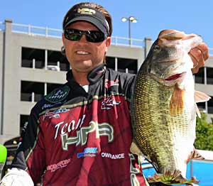 FLW Tour Lake Chickamauga champion Clifford Pirch with his final day kicker fish FLW Tour Lake Chickamauga champion Clifford Pirch with his final day kicker fish
