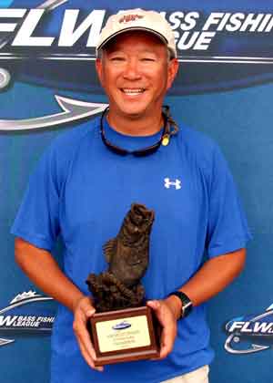 Co-angler Jerome Louie of Branchburg, N.J., caught a five-bass limit weighing 14 pounds, 11 ounces August 21, 2010 to win $1,921
