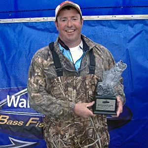Boater Derek Jenkel caught a five-bass limit weighing 20 pounds, 8 ounces March 26 to win the BFL LBL Division tournament on Kentucky/Barkley lakes Boater Derek Jenkel caught a five-bass limit weighing 20 pounds, 8 ounces March 26 to win the BFL LBL Division tournament on Kentucky/Barkley lakes