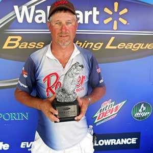 Boater Dick Shaffer of Rockford, Ohio, won the July 16 BFL Hoosier Division tournament on the Ohio River to earn $4,037 Boater Dick Shaffer of Rockford, Ohio, won the July 16 BFL Hoosier Division tournament on the Ohio River to earn $4,037