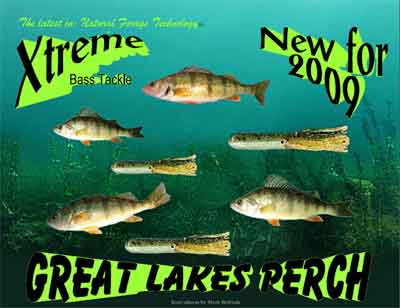 Xtreme Bass Tackles Great Lakes Perch bass fishing tube baits