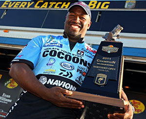 California's Ish Monroe takes the Bassmaster Northern Open title on Oneida Lake leading wire-to-wire with 15 bass weighing 51-2 California's Ish Monroe takes the Bassmaster Northern Open title on Oneida Lake leading wire-to-wire with 15 bass weighing 51-2