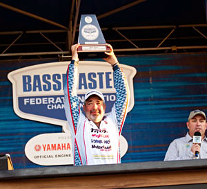 Jamie Horton led wire-to-wire on the Ouachita River to win the 2011 B.A.S.S. Federation Nation Championship in Louisiana Jamie Horton led wire-to-wire on the Ouachita River to win the 2011 B.A.S.S. Federation Nation Championship in Louisiana