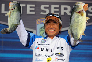 Japanese Bass pro Morizo Shimizu competes in his first Bassmaster Classic after 10 years on the circuit as the only international angler Japanese Bass pro Morizo Shimizu competes in his first Bassmaster Classic after 10 years on the circuit as the only international angler