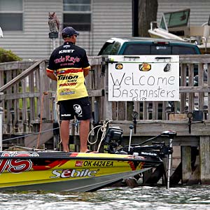 Jeff Kriet fishes South Carolina's Lake Murray during the 2011 Elite Series Carolina Clash Jeff Kriet fishes South Carolina's Lake Murray during the 2011 Elite Series Carolina Clash