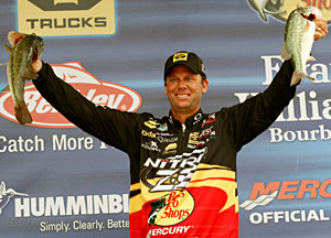 Kevin VanDam holds down 3rd place at the Bassmaster Elite Series on Wheeler Lake after day 3 having already secured the Toyota Tundra Angler of the Year title Kevin VanDam holds down 3rd place at the Bassmaster Elite Series on Wheeler Lake after day 3 having already secured the Toyota Tundra Angler of the Year title
