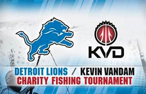 Kevin VanDam Detroit Lions Charity Fishing Tournament