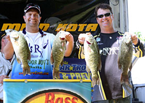 Skip Johnson and Jeff Cox took first place at the June 18, 2011 NBAA Lake St Clair Super Bass Open with over 23 pounds Skip Johnson and Jeff Cox took first place at the June 18, 2011 NBAA Lake St Clair Super Bass Open with over 23 pounds