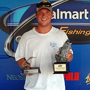 Nick Daniels of Columbus, Ohio, was the winning co-angler in the July 23 BFL Buckeye Division tournament, winning $1,689 Nick Daniels of Columbus, Ohio, was the winning co-angler in the July 23 BFL Buckeye Division tournament, winning $1,689