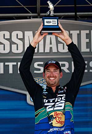 Ott Defoe takes the 2011 Bassmaster Rookie of the Year title Ott Defoe takes the 2011 Bassmaster Rookie of the Year title