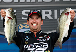 Ott Defoe was a standout on the Elite Series with bass like these two on the way to his 2011 Bassmaster Rookie of the Year title Ott Defoe was a standout on the Elite Series with bass like these two on the way to his 2011 Bassmaster Rookie of the Year title