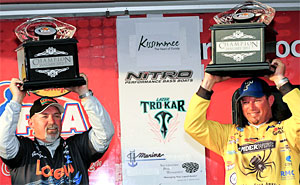 Gerald Brown and Bobby Lane keep the lead to win the inaugural PAA Tour Team Challenge on Lake Toho with 64.64 pounds of Florida bass Gerald Brown and Bobby Lane keep the lead to win the inaugural PAA Tour Team Challenge on Lake Toho with 64.64 pounds of Florida bass