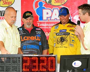 Bobby Lane and Gerald Brown lead the PAA Tour Team Challenge on Lake Toho after day 2 of tournament competition Bobby Lane and Gerald Brown lead the PAA Tour Team Challenge on Lake Toho after day 2 of tournament competition