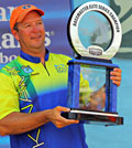 Alabama bass pro Steve Kennedy wins the 2011 Pride of Georgia Elite Series event on West Point Lake
