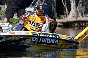 Pro angler Terry Scroggins sits in 2nd place in the Bassmaster Toyota Angler of the Year standings after Pickwick Lake Pro angler Terry Scroggins sits in 2nd place in the Bassmaster Toyota Angler of the Year standings after Pickwick Lake