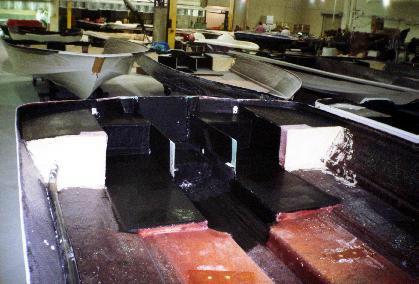 Ranger Boats pultruded fiberglass transom installation rangerboats.com