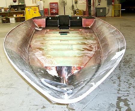Ranger Boats glassed in pultruded fiberglass floor rangerboats.com