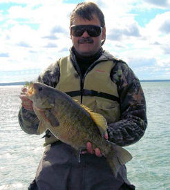 Paul's nice 6-2 smallmouth bass from Mullett
