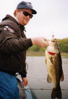 Dan Kimmel with Big Largemouth Bass