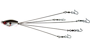 Castable umbrella rigs like this one are the hottest bass lure in the land right now leading B.A.S.S. to ban them from all Elite Series events and the Bassmaster Classic Castable umbrella rigs like this one are the hottest bass lure in the land right now leading B.A.S.S. to ban them from all Elite Series events and the Bassmaster Classic
