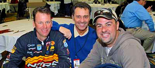 Kevin VanDam, Louie Stout and Mark Zona hanging out together recently kvd-louie-zona-featured540x238