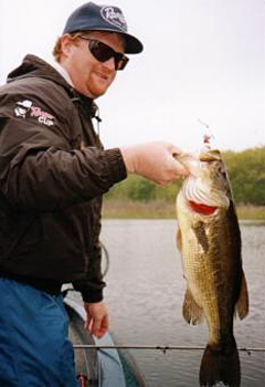 This big largemouth bass could not resist a fast buzzbait.