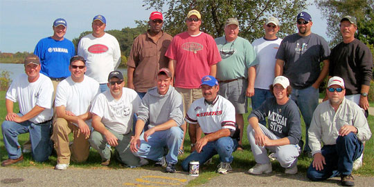 Lake Ovid fall 2007 MadWags Memorial Open participants