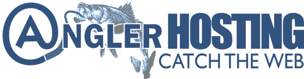 Angler Hosting new logo blue