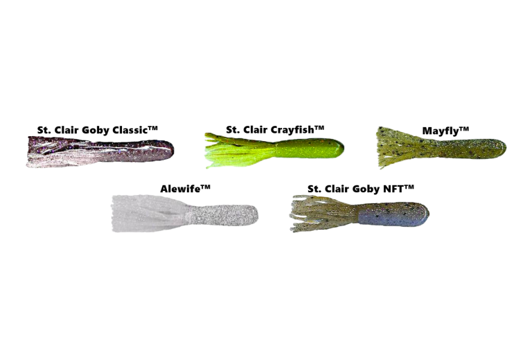 5 hot Lake St. Clair tube baits Xtreme Bass Tackle 1400new