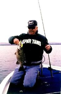 Spartan Larry with a N. MI smallie that hasn’t missed any meals.