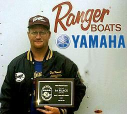 Another memory from Derek & my satisfying victory in the June 2000 Michigan BASS Chapter Federation Classic Series Burt & Mullett Lakes team tournament. We started with a 26 pound limit of 8 smallies & culled up to almost 32 pounds. We forgot about a 6+ that day in all the fun. I lost that fish the next day. 