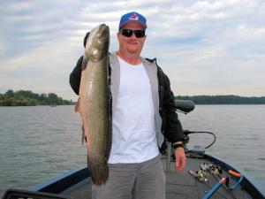 Here's my 2006 trophy sowbelly bowfin or dogfish - caught from Kent Lake on a G-finish shad Big O.