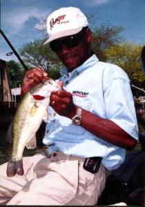 Ben Felton, looking sharp as always, with a nice largemouth. We sometimes fish for them on purpose.