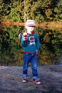 My little brother Nic – only a long time ago. Nic’s now out in the grownup world doing some managing.